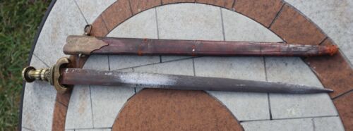 Original antique Jian 劍 Chinese double edged steel sword, Ming dynasty 1368-1644 - Picture 3 of 16