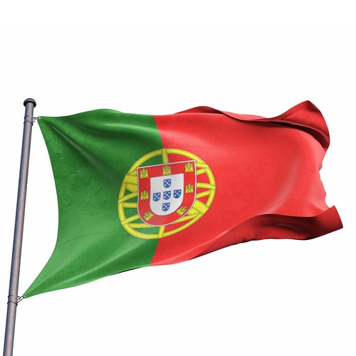 Portugal State Flag Portuguese Republic Banner Polyester 3x5' Foot Country Flag - Picture 3 of 3