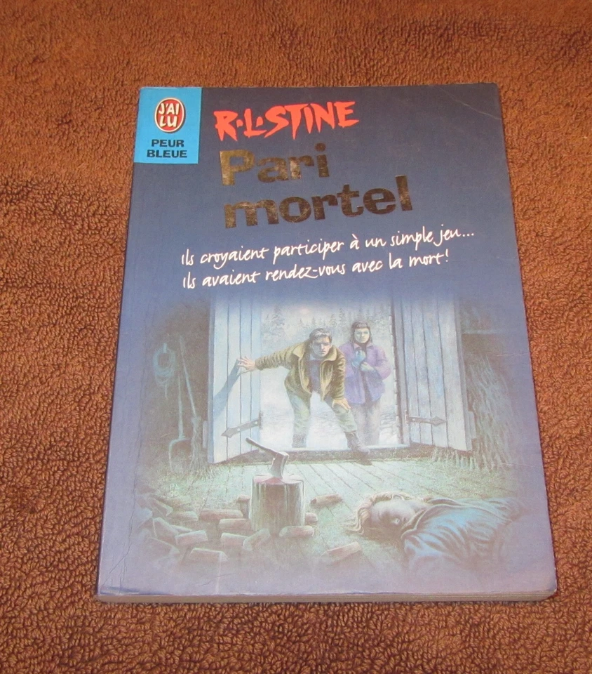 R.L. STINE --- PEUR BLEUE -- PARI MORTEL - Photo 1/1