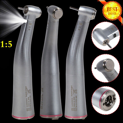 Dental 1:5 Increasing Fiber Optic Contra Angle Handpiece Inner E-Type