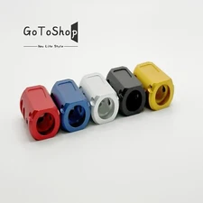 Top Flat Muzzle Brake Compensator  1/2''x28 TPI For 9mm Anodized 5 Colors Option