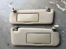 98-05 LEXUS GS300 GS400 GS430 SUN VISOR SHADE SET HOMELINK SUNVISORS TAN OEM