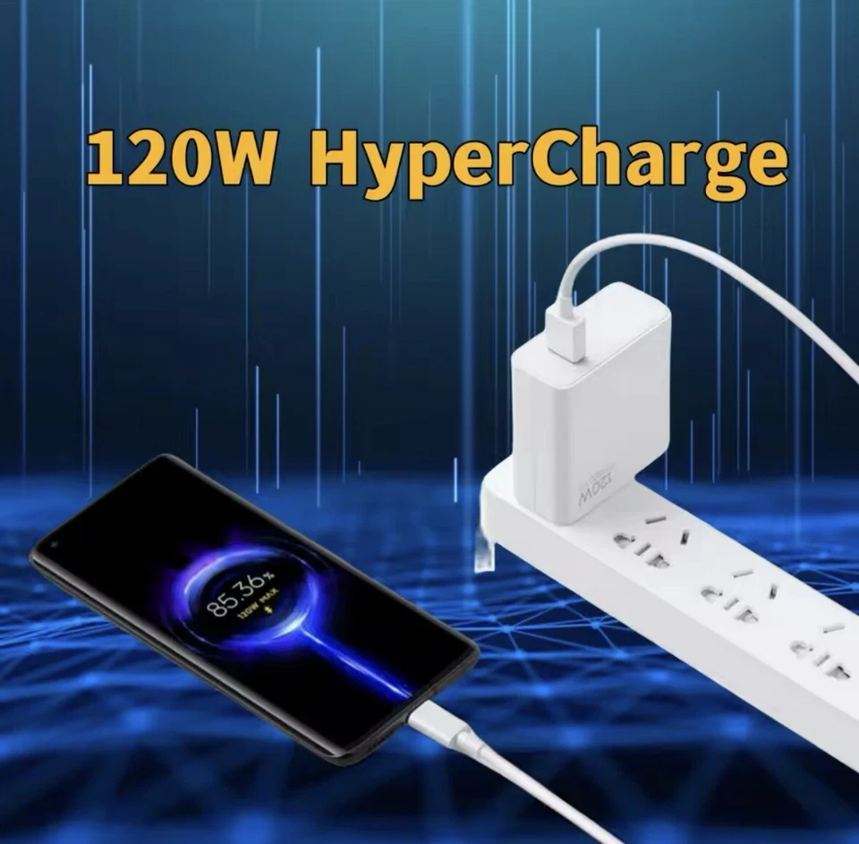 Caricabatteria XIAOMI 120 Watt Carica Rapida Per Redmi Note 14 13 12 Pro T - Immagine 4 di 4