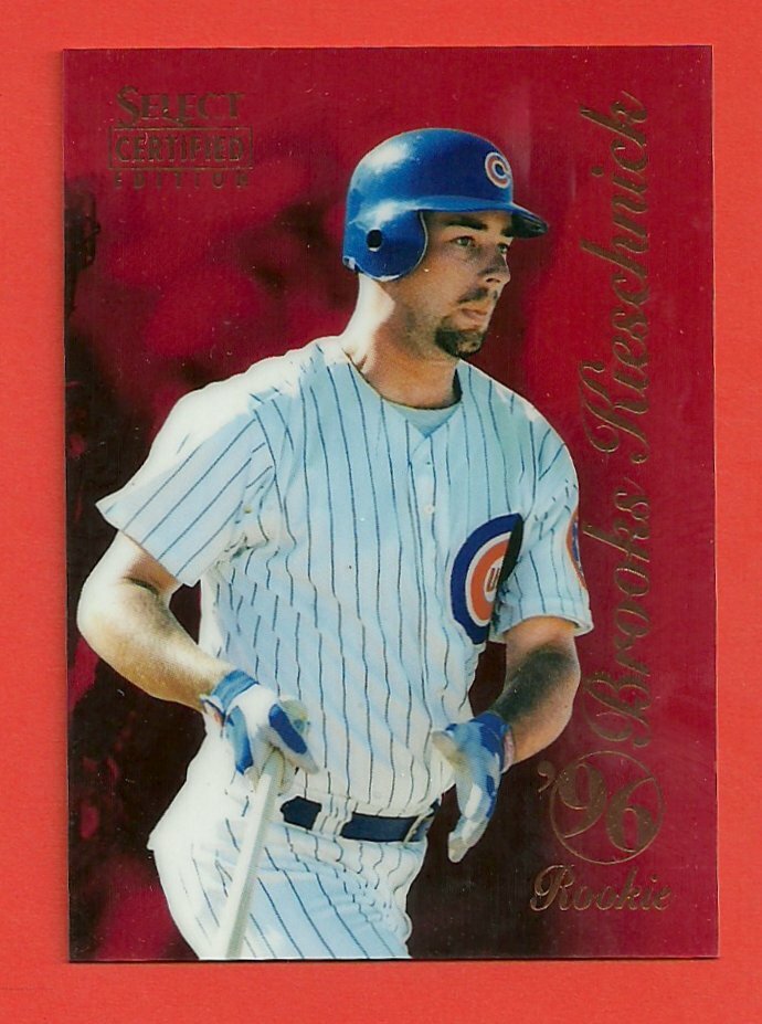 BROOKS KIESCHNICK - 1996 Select Certified RED  RC  #114   *Rookie*   /1800