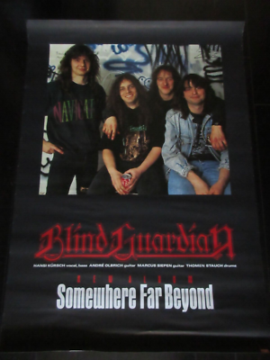 Blind Guardian Somewhere Far Beyond Japan Promo Poster Helloween