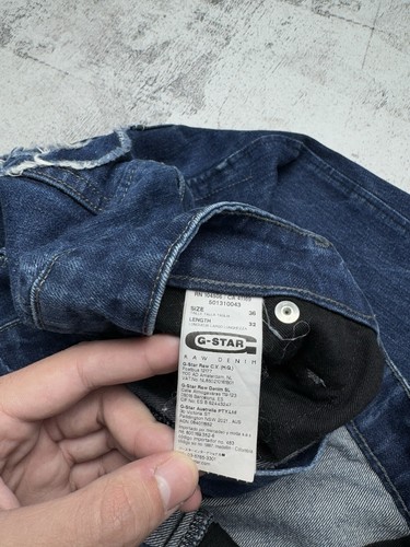 G-StarRaw Loose Tapered Big Logo Denim GS01 Embro Jeans Pants Trousers Bottoms - Picture 17 of 19