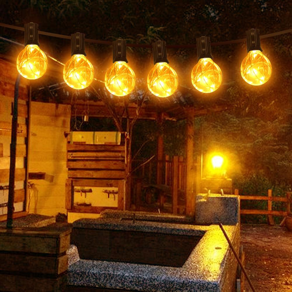 LED Lichterkette Glühbirne Girlande Weihnachstdeko Biergartenkette Garten Party