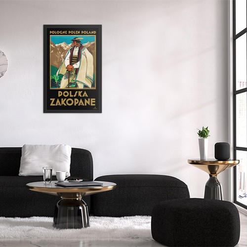Poster Zakopane, 1925 | 22x35" Big size | Old Poland, hotel room or lobby decor - Picture 2 of 4