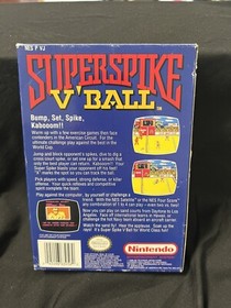 Super Spike V&rsquo;Ball Excellent Condition CIB Nintendo NES Authentic video game