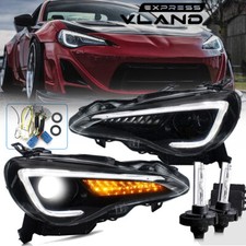 VLAND LED Headlights Front Lamps+ Bulbs Kits For 12-20 Toyota 86 GT86 Subaru BRZ