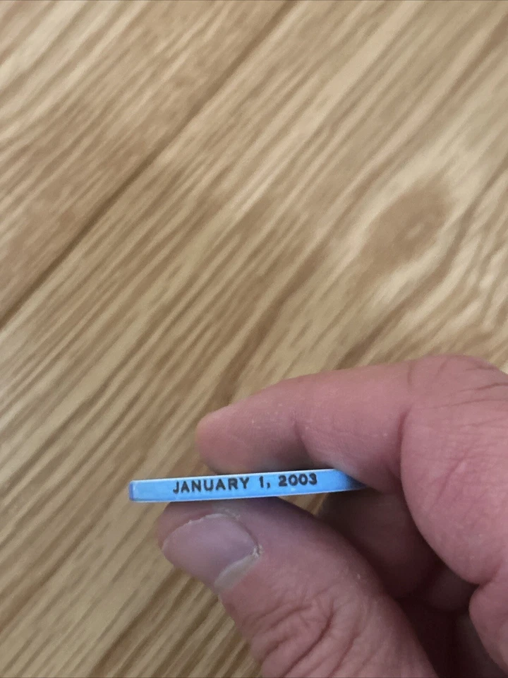 Sunset Station Nevada $2.50 chip de casino año nuevo 2003 raro Foto 3 de 3