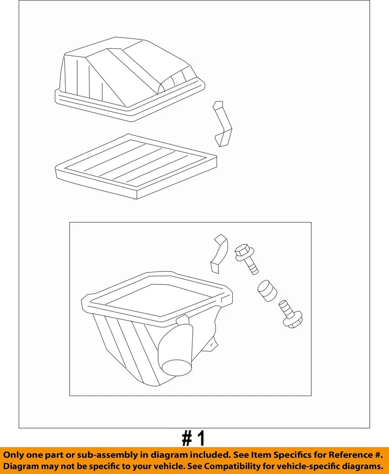 Conjunto de filtro de aire usado se adapta a: Nissan Sentra 2006 1,8 grado A Foto 3 de 4