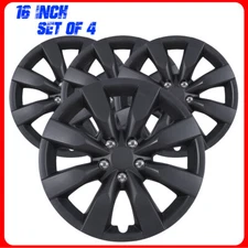 16" New Set of 4 Wheel Cover Hubcap Replacement Fits 16"2009-2019 Toyota Corolla