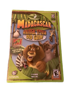 Madagascar DVD Game Animal Trivia B Equal DreamWorks 2005