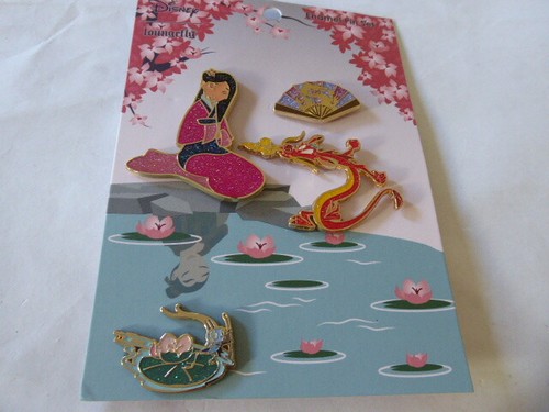 Disney Trading Pins Loungefly Mulan Reflection Set Ebay