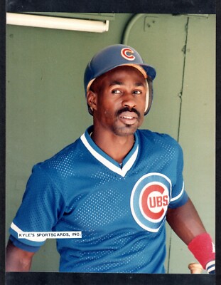 Shawon Dunston CUBS UNSIGNED 7-7/8 x 9-3/4 ORIGINAL