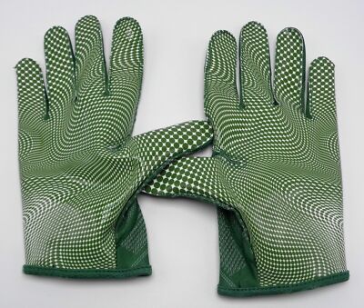 Nike Vapor Knit Football Gloves Men's 4XL Forest Green/White for