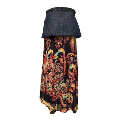 JEAN PAUL GAULTIER Spring Summer 2000 Psychedelic Print Mesh