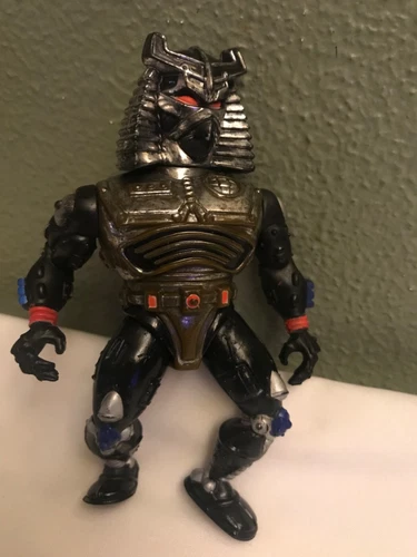 Vintage 1991 TMNT Chrome Dome Figure 5" by Playmates Pre-Owned