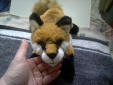 Aurora Flopsie Fox 12" Full Body Hand Puppet Soft Clean Butt Tag Rare Plush Toy