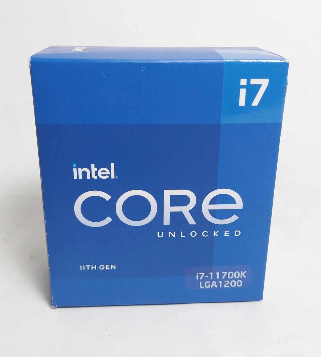 Intel Core i7-11700K, i7-12700K, i7-7700 BOXES ONLY, No CPU inside