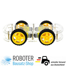 Bausatz 4WD Smart Car Chassis für Roboter - ideal für Arduino Raspberry Pi
