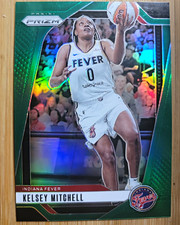 2024 Panini  Prizm Green Kelsey Mitchell Indiana Fever #64 Green Prizm