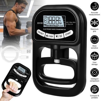 Dynamometer Hand Dynamometer 180Kg Handgehaltenes Dynamometer Digital für Kraft