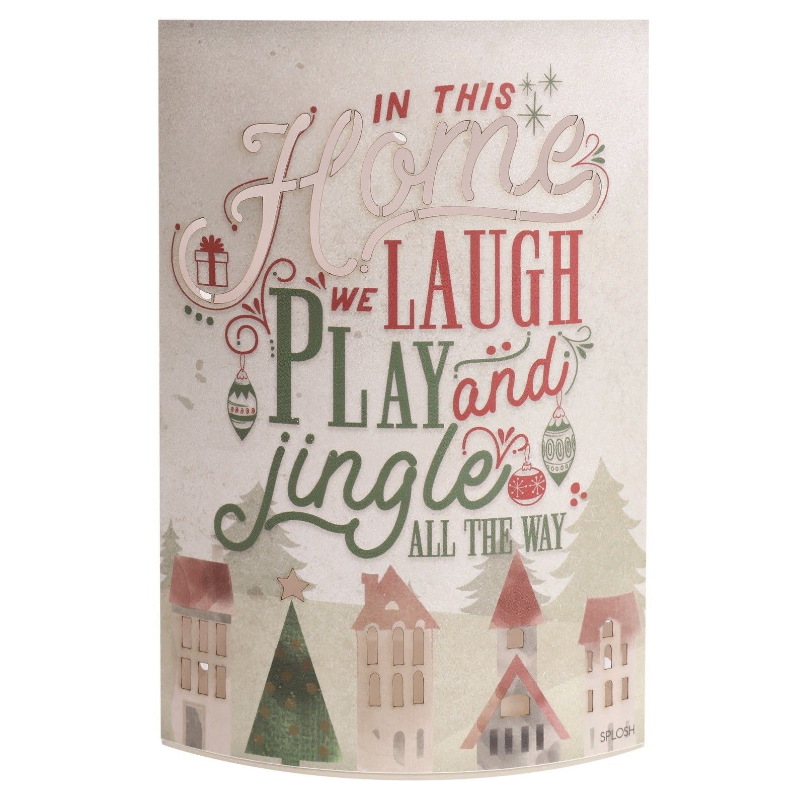 Christmas Lantern Decorations Light Up Paper Ornaments LED In This Home