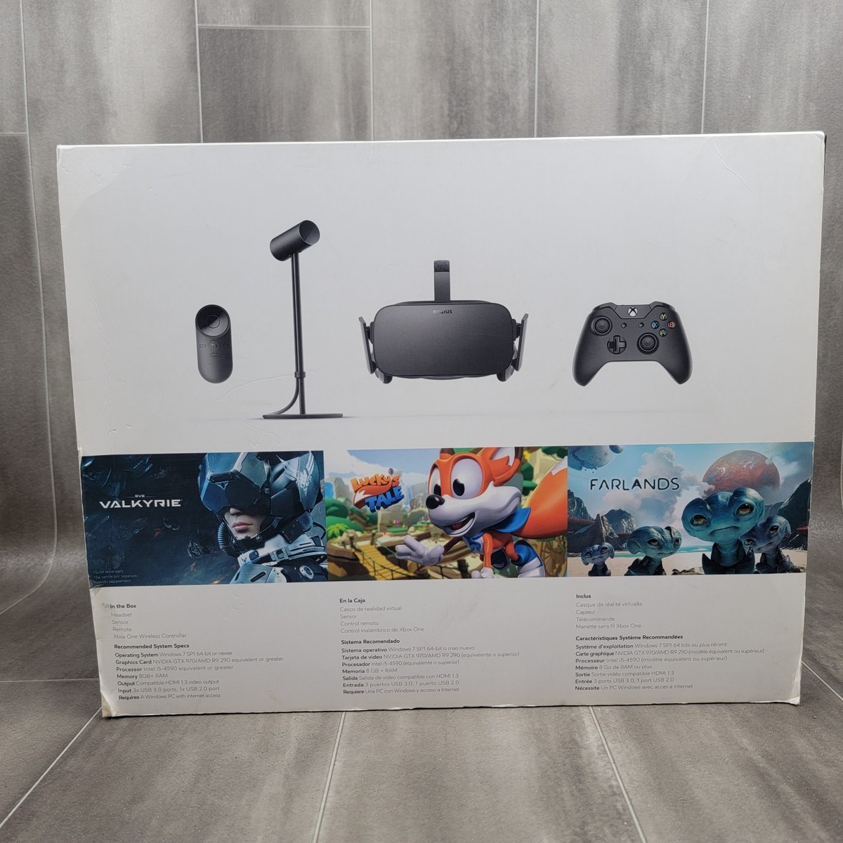 EMPTY BOX ONLY Meta Oculus Rift CV1 VR Virtual Reality Headset