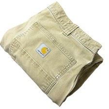 Carhartt Rugged Flex Relaxed Fit Canvas Work Pants Mens 34x32 Actual Utility