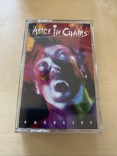 1990 ALICE IN CHAINS Album FACELIFT Cassette TAPE Rare Original Vintage