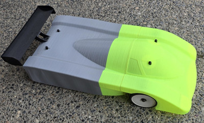 3D Printed RC CAR Front Wheel Drive Touring Car 1/10 Scale Roller Concept