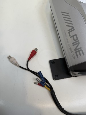 Alpine SWD-1600 Subwoofer. Perfect For JDM/German 90s Cars For An