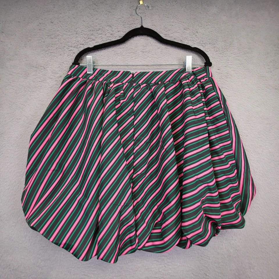 Wicked Paul Tazewell 裙子女式 XL 黑色条纹泡泡下摆音乐幻想 — 第 3/4 张图片