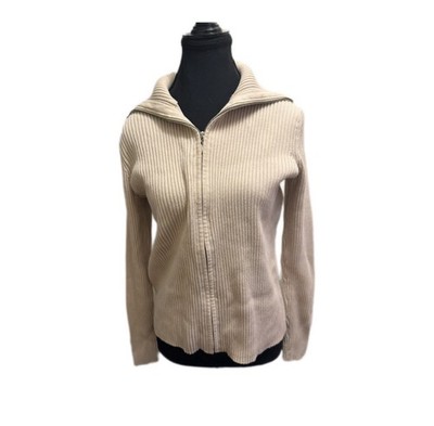 Evie Women s Ribbed  Collar Zip-up Jacket 