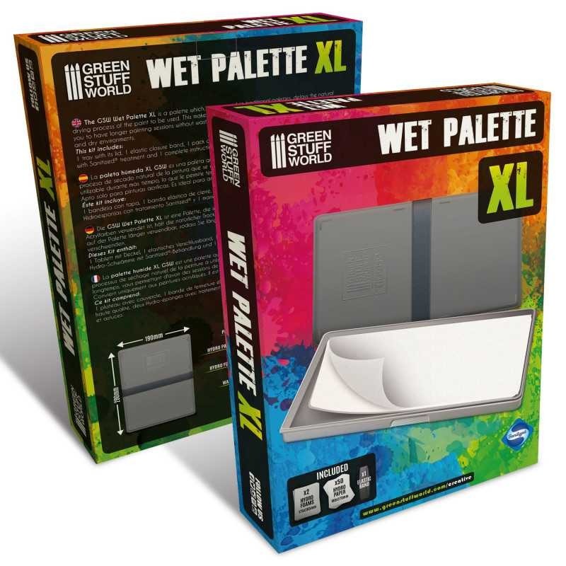 Green Stuff World Wet Palette XL 190x280mm Acrylic Paint Miniature Painting