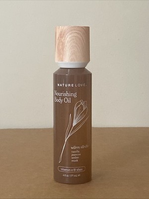 Nature Love Nourishing Body Oil Warm Vanilla 6 fl oz