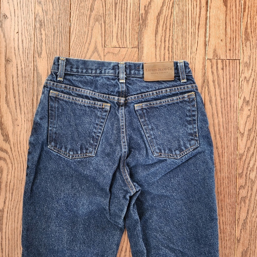 Lauren Ralph Lauren Vintage Straight Leg Jeans Size 4 Old Money 90s Classic thumbnail 10