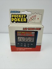 VTG NEW Radica Pocket Poker Royal Flush 3000 Electronic Handheld Game TESTED