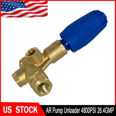 New VRT100-330 Fit For AR Pump Unloader 4800PSI 26.4GMP US