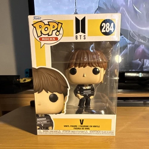 Funko Pop! Rocks BTS V 284 Vinyl Figure Butter Collection Original Box