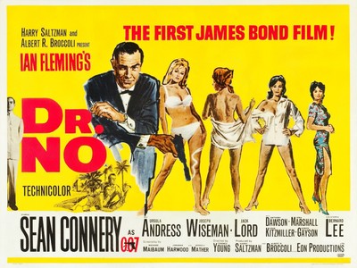 Dr. No (1962)_1 A3 Poster 12-16inch 30-40cm Film Movie Cinema Kult Retro Art Cl