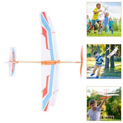 3Pcs Gummiband Flugzeug Spielzeugflugzeug Flugzeuge Kinderspielzeug