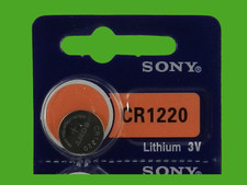 SONY CR1220 LITHIUM 3V BATTERY -Exp. 2034 - 1 Pc