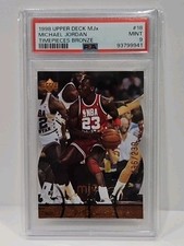RARE Magic MJ All Star Match Up 1998 UD Michael Jordan #18 Timepieces PSA 9 /230