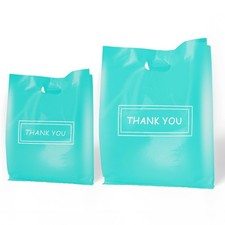 Thank You Bags for Small Business, 200pcs Plastic Retail Bags Merchandise Bag...