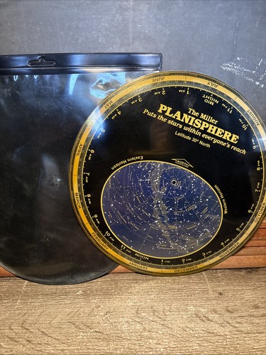 Vintage Miller Planisphere Star Wheel Constellation Chart Stargaze Tool 1996 F1