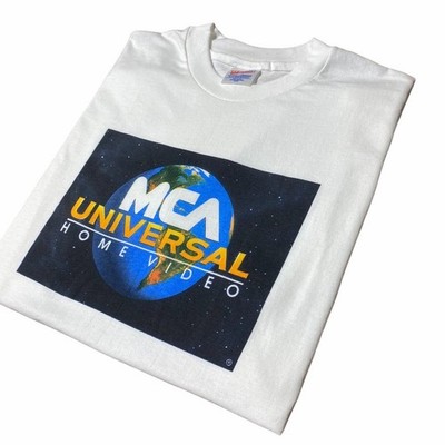 Vintage MCA Universal Home Video Promo T-Shirt NWOT'S Mens Size L/XL Movie tee