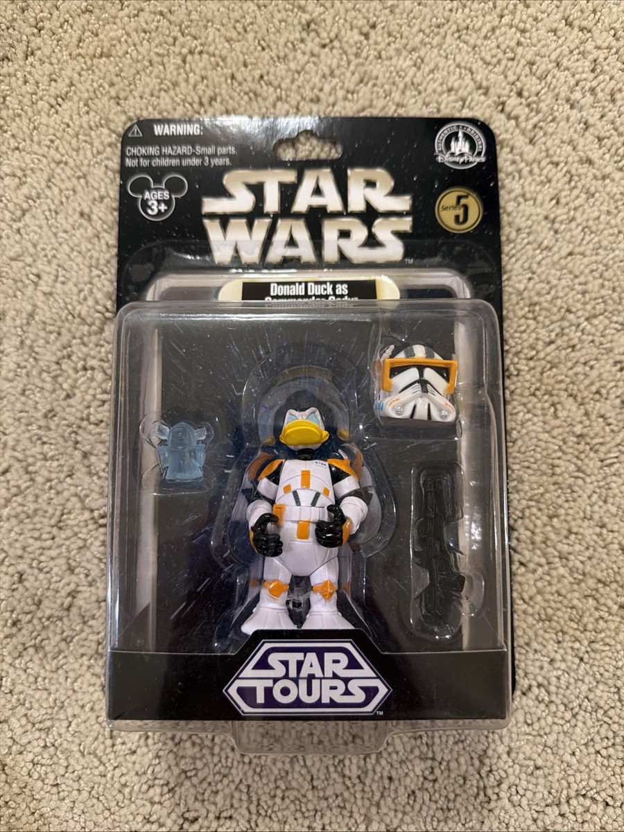 Donald Duck as Commander Cody Star Wars Star Tours Disney Parks